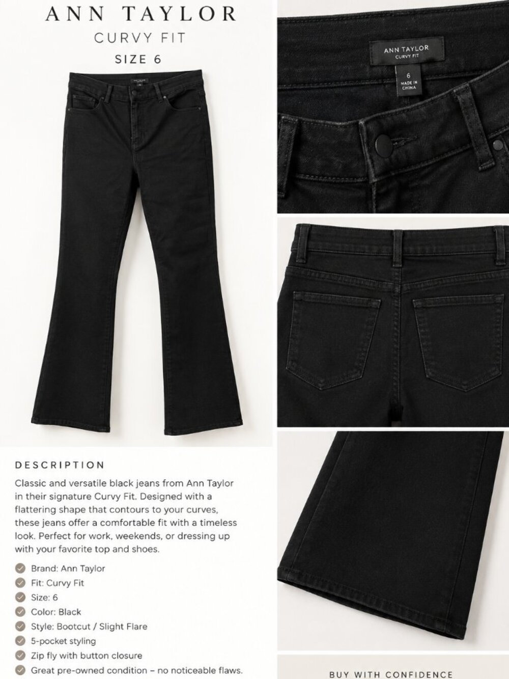 Ann Taylor Curvy Fit Jeans